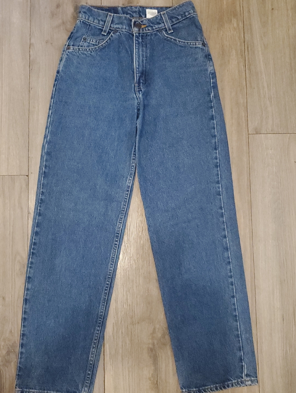 Levi's High Rise Straight Leg Jeans - Blue
